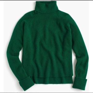 J Crew Crop Turtleneck with side slits